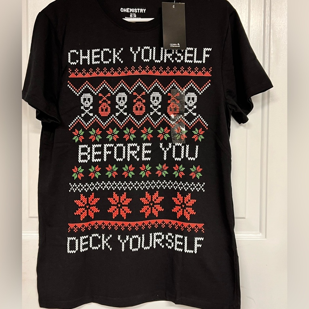 Check Yourself Before You Deck Yourself T-Shirt, Various Sizes